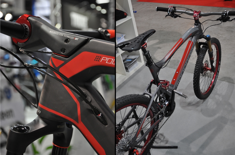 Na stanowisku firmy NS Bikes zobaczyliśmy m.in. 10-kilowego 29-era Mondraker Podium Carbon Pro, lub standardowo z segmentu enduro – Foxy RR z rzadko spotykaną wysuwaną sztycą Crankbrothers.